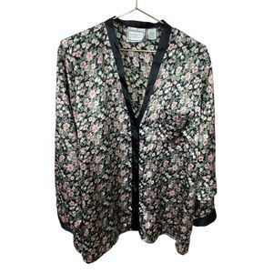 Intimate Moments vintage floral size large pajama top